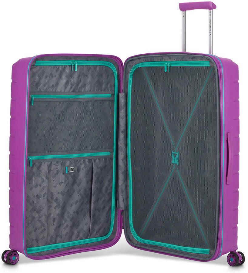 Roncato trolley B-Flying 78 cm. Expandable paars