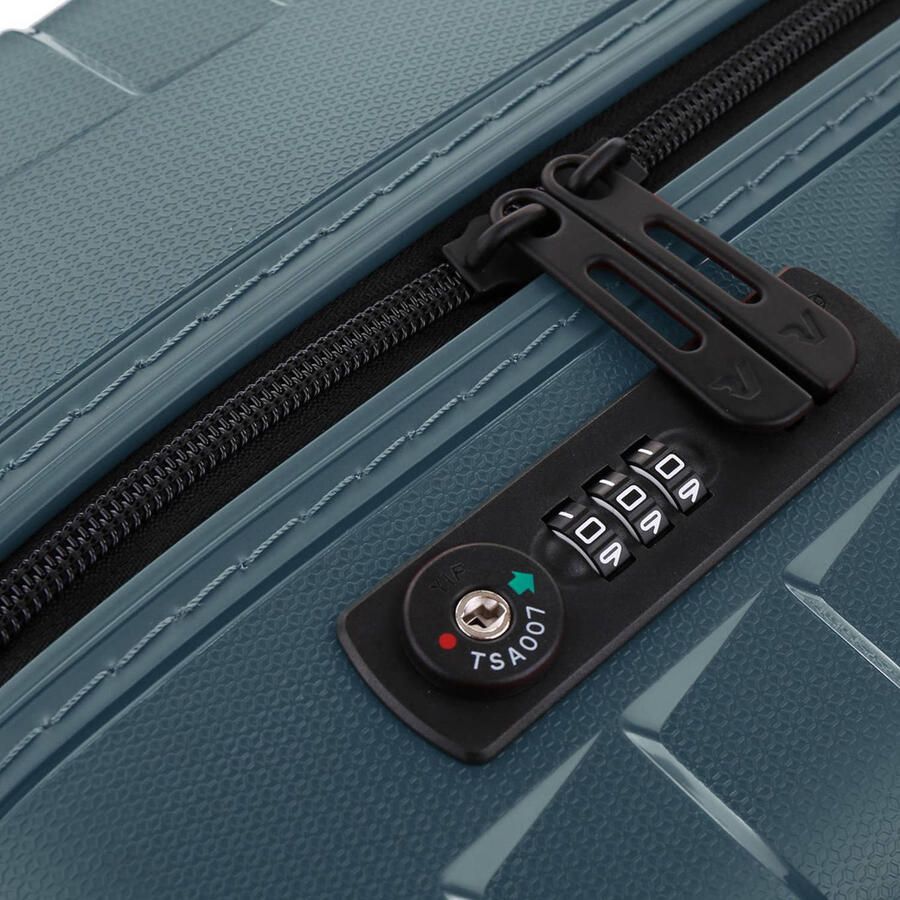 Roncato trolley Ypsilon 4.0 USB 55 cm. Expandable blauwgrijs - Foto 2