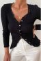 Rosemunde Vest Babette Silk Cardigan prachtige vintage kantafwerking waardevolle parelmoer knoopsluiting - Thumbnail 1