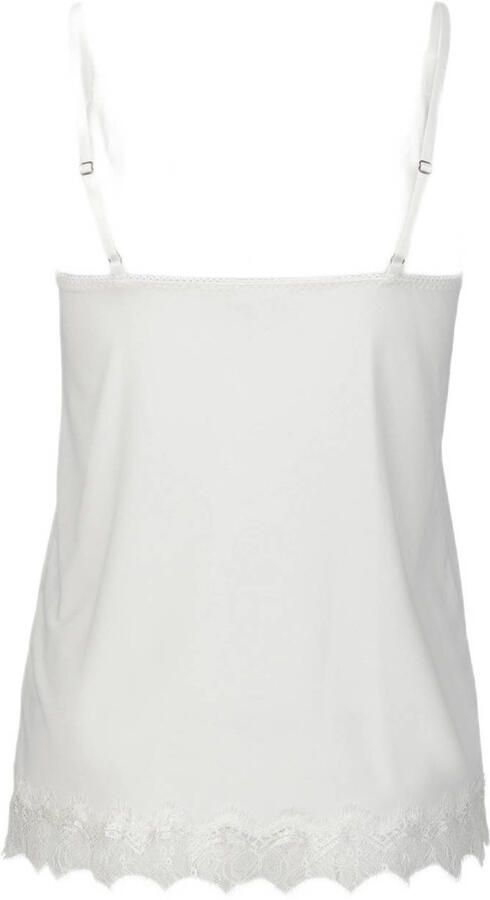 Rosemunde Hemd Billie Strap Top Vintage-kantenrand aan de halslijn en zoom vrouwelijk polyestermix - Foto 2