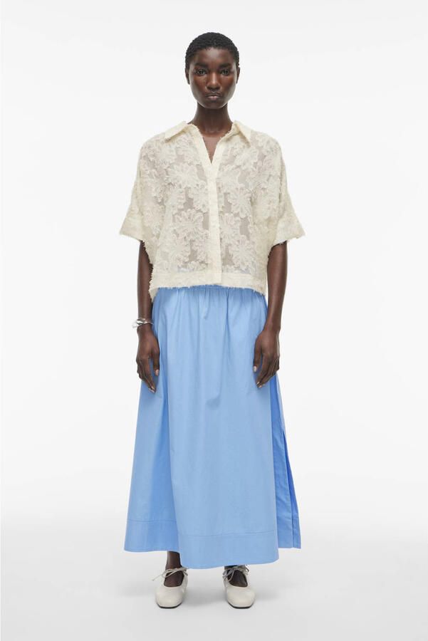 ROUGE EDIT Dames Blouses Roukyoto 2 4 Shirt Wit - Foto 2