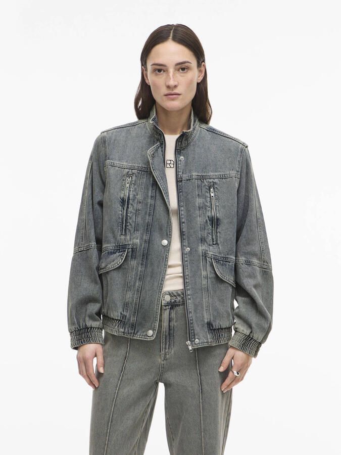 ROUGE EDIT denim spijkerjas light blue denim