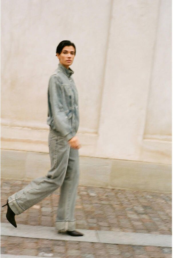 ROUGE EDIT denim spijkerjas light blue denim - Foto 2