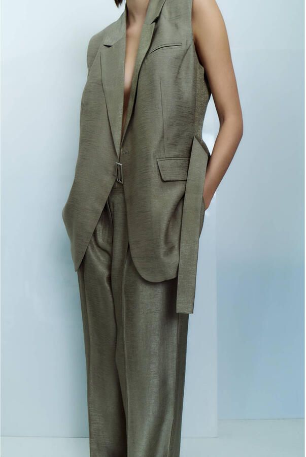 ROUGE EDIT gilet beige - Foto 2