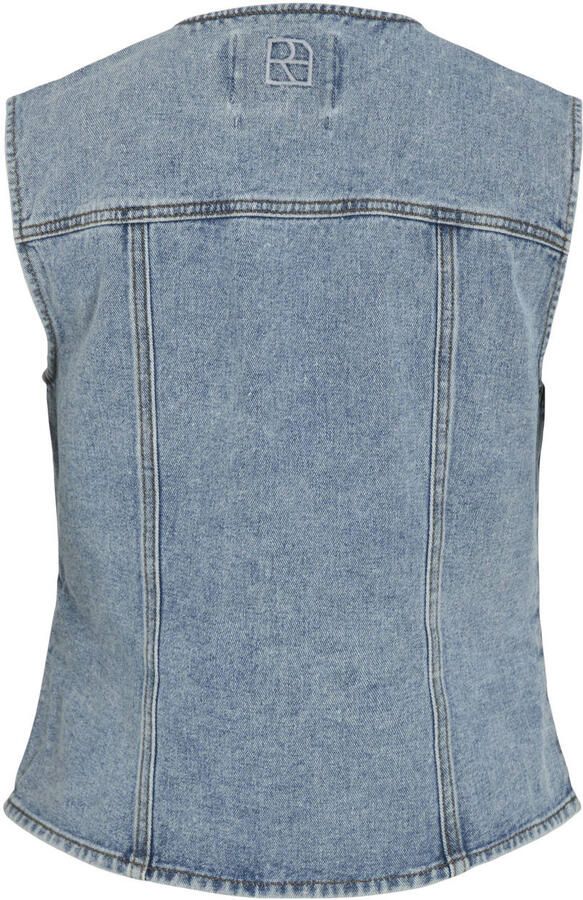 ROUGE EDIT Dames Blazers Roujolie Denim Waistcoat Blauw - Foto 6
