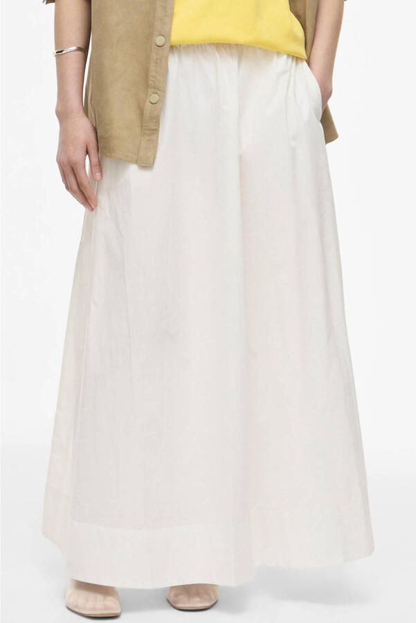 ROUGE EDIT Dames Rokken Roulinne Hw Ankle Skirt Wit - Foto 5