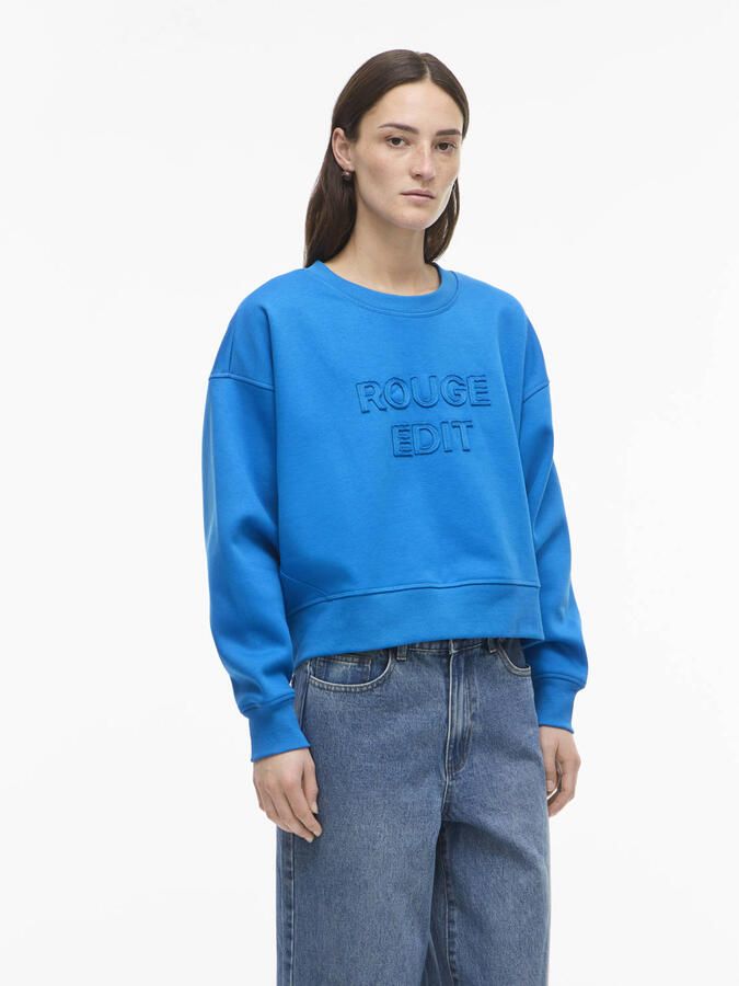 ROUGE EDIT sweater blauw