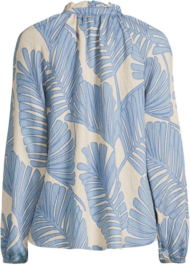 Ruby blouse met blad print - Foto 2