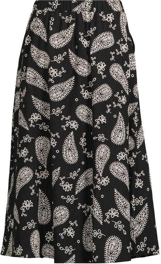 Ruby broderie maxi rok zwart - Foto 3