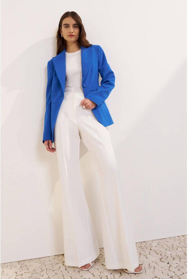 Ruby flared pantalon wit - Foto 2