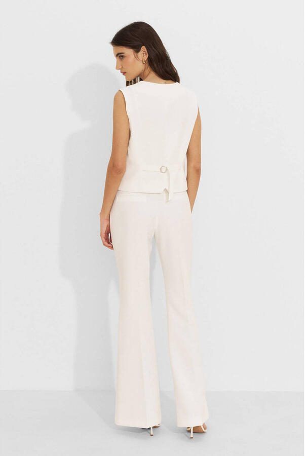 Ruby flared pantalon wit - Foto 3
