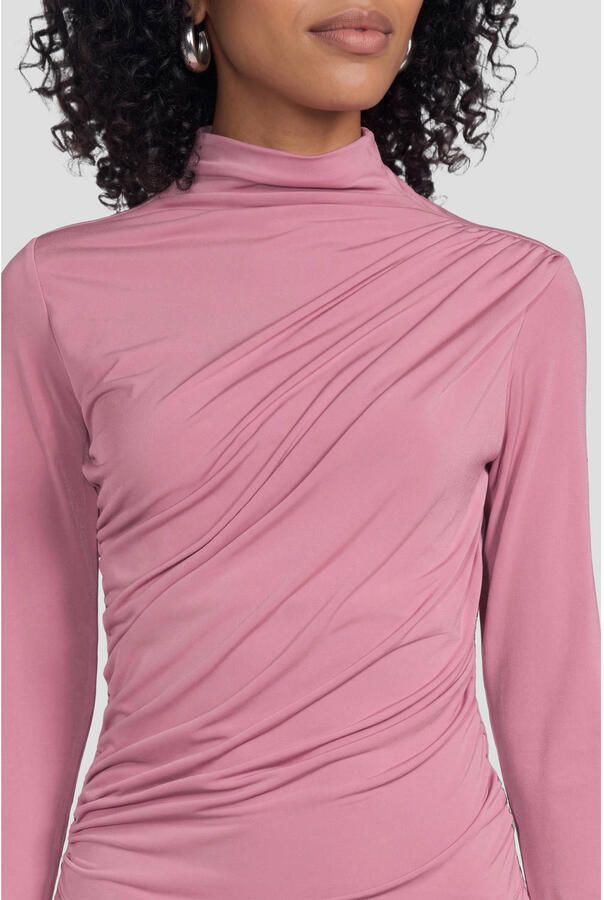 Ruby gedrapeerde jersey top mauve - Foto 2