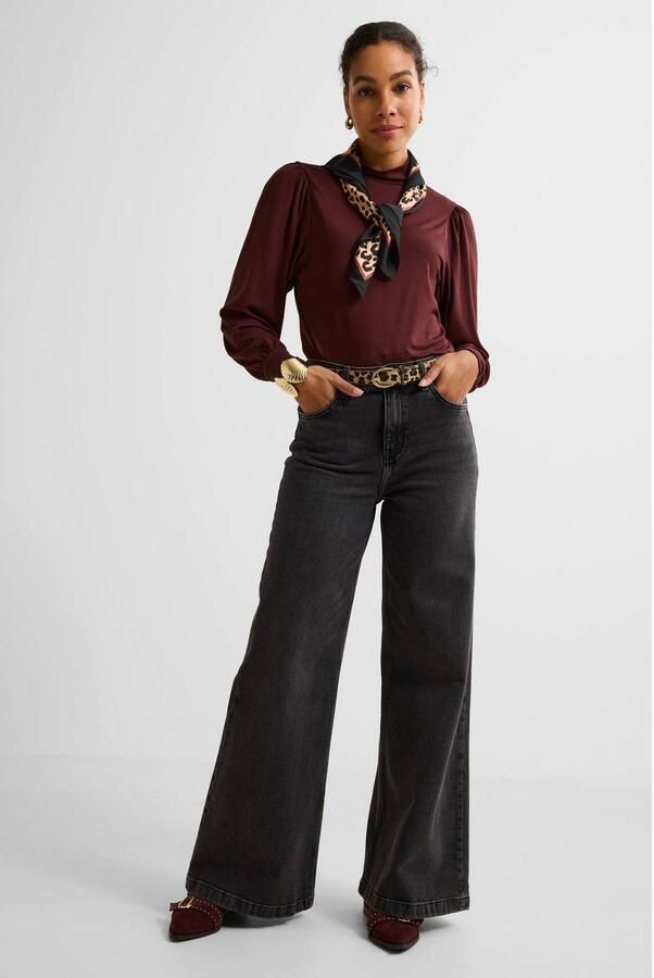 Ruby high waist super wide leg jeans black - Foto 2
