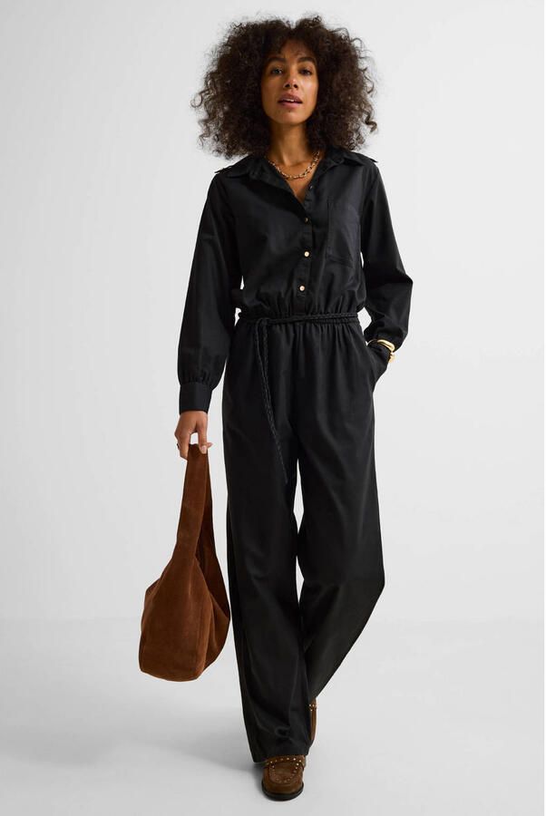 Ruby jumpsuit met lyocell zwart - Foto 2