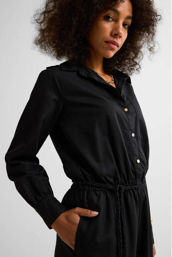 Ruby jumpsuit met lyocell zwart - Foto 3