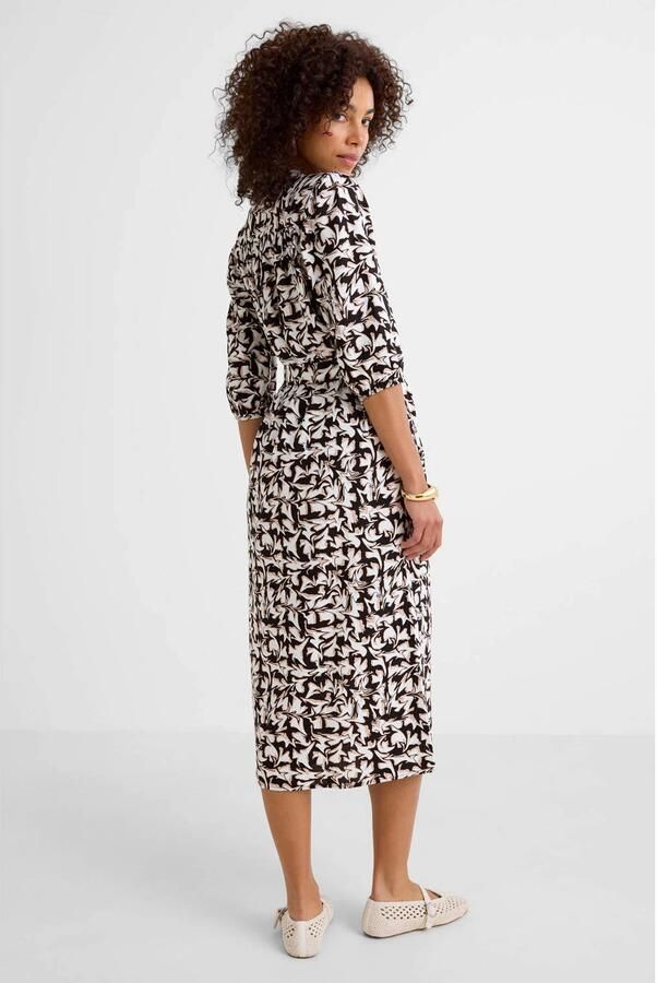 Ruby maxi overhemdjurk met linnen en all-overprint - Foto 2
