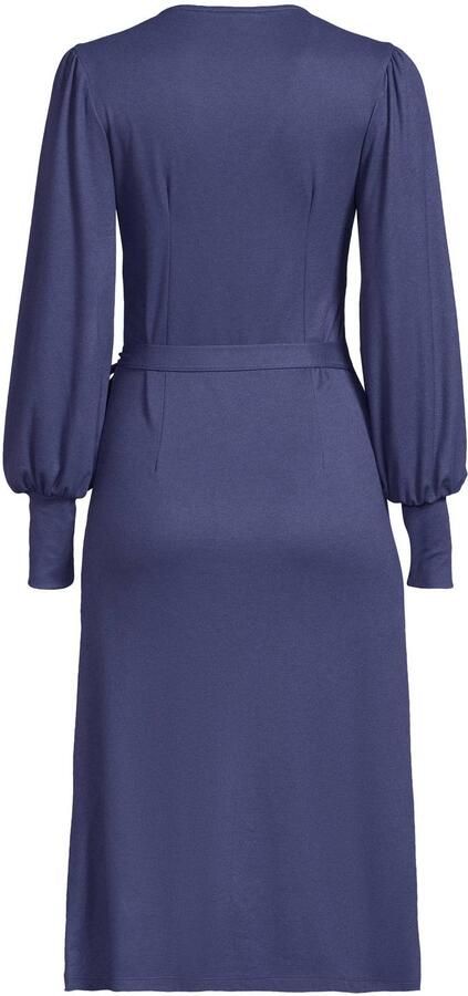 Ruby midi overslagjurk donkerblauw - Foto 3