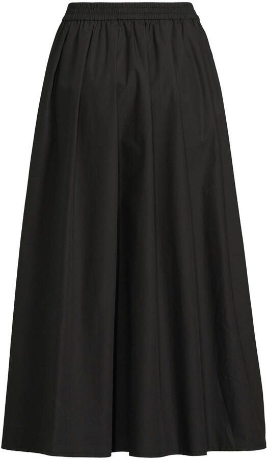 Ruby poplin maxi rok zwart - Foto 2
