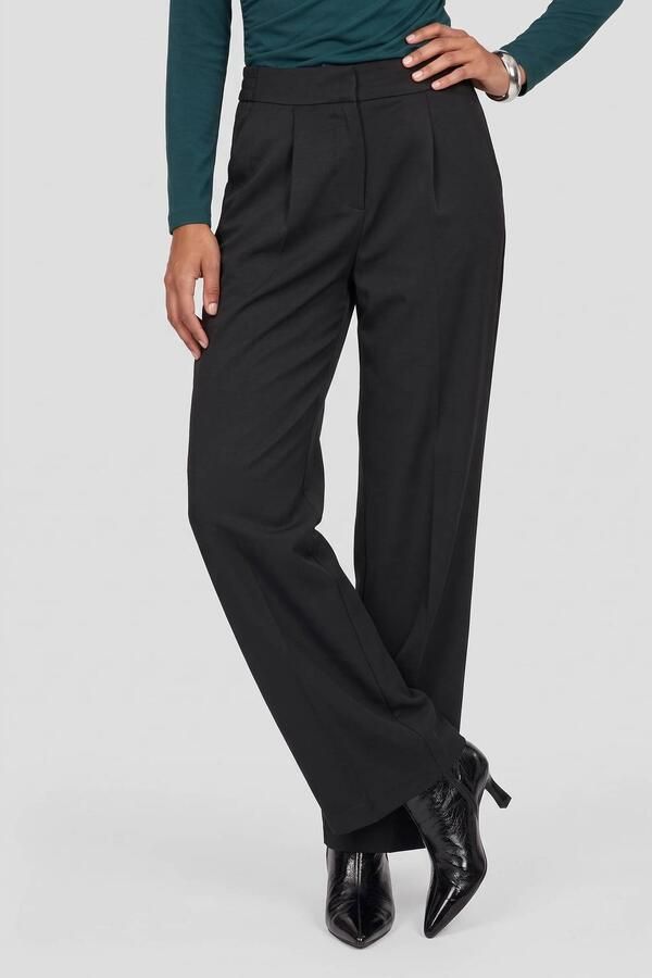 Ruby satijnen pantalon zwart