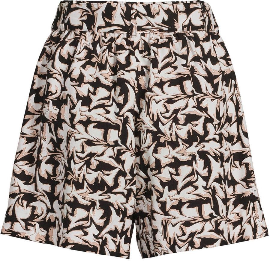 Ruby short met ceintuur en linnen all-overprint - Foto 2