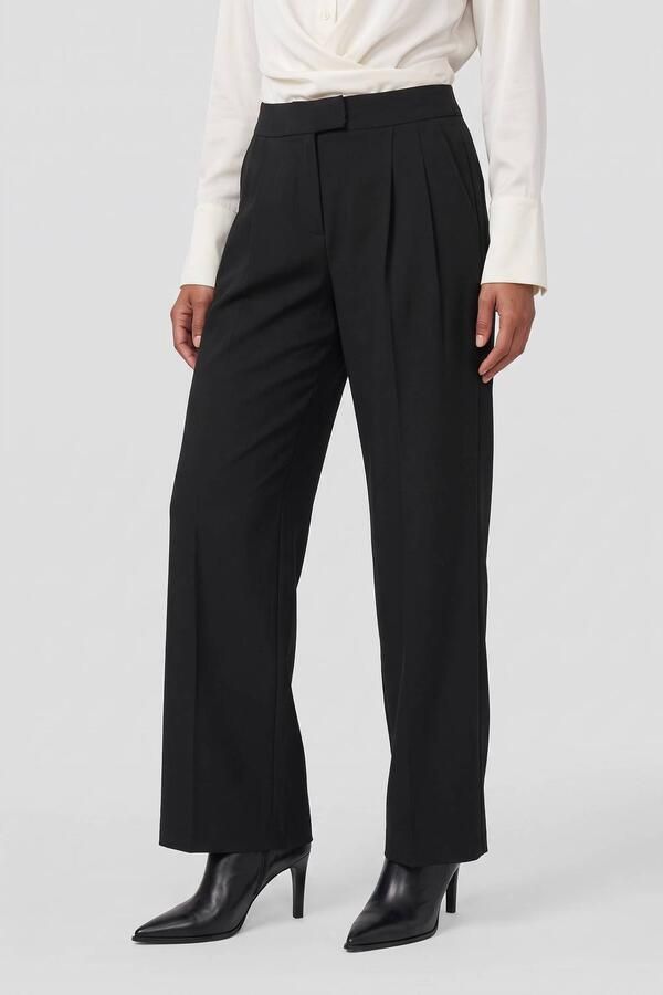 Ruby straight leg pantalon zwart