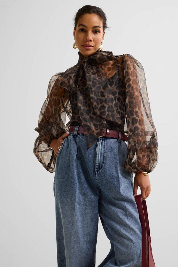 Ruby tailored wide leg jeans blauw - Foto 2