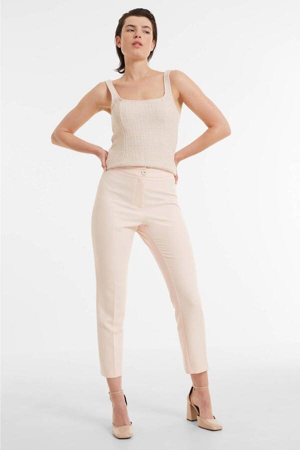 Ruby tapered fit pantalon lichtroze - Foto 2