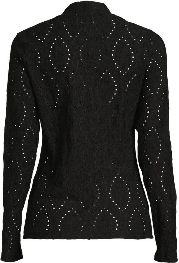 Ruby top met broderie zwart - Foto 2
