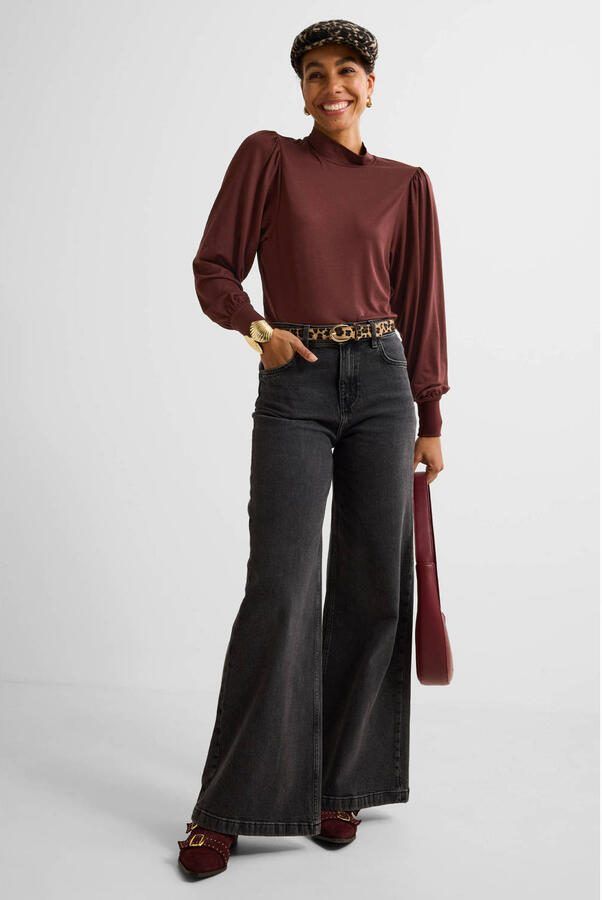 Ruby top met col bruin - Foto 3