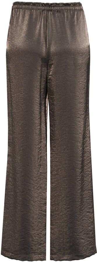 Ruby wide leg metallic broek zilver - Foto 2