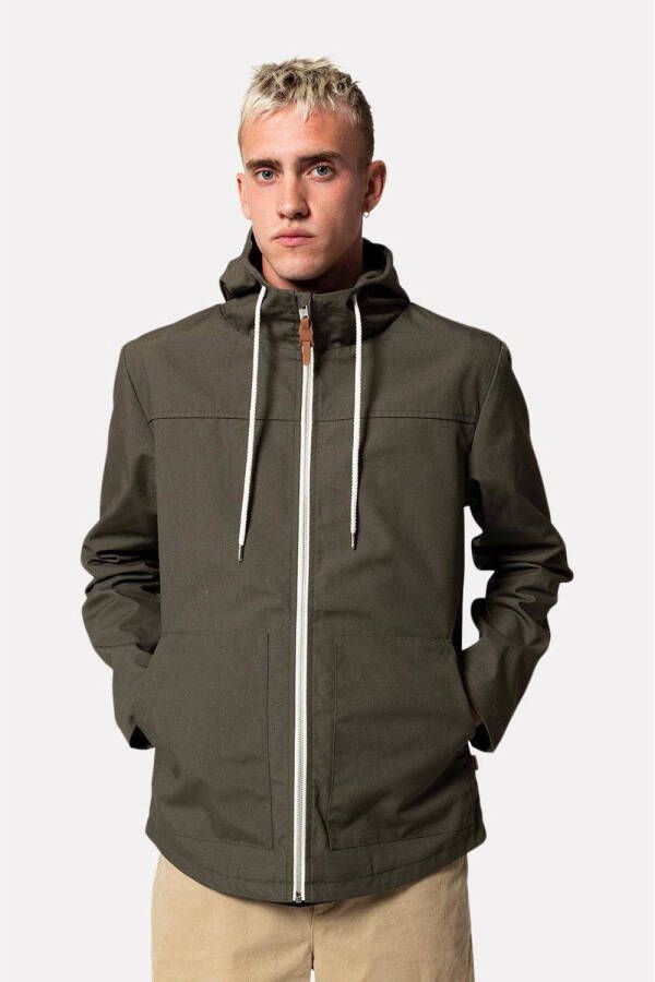 RVLT REVOLUTION zomerjas van gerecycled polyester army
