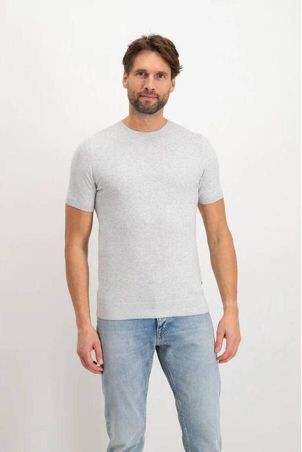 Saint Steve gebreid T-shirt white melange - Foto 2