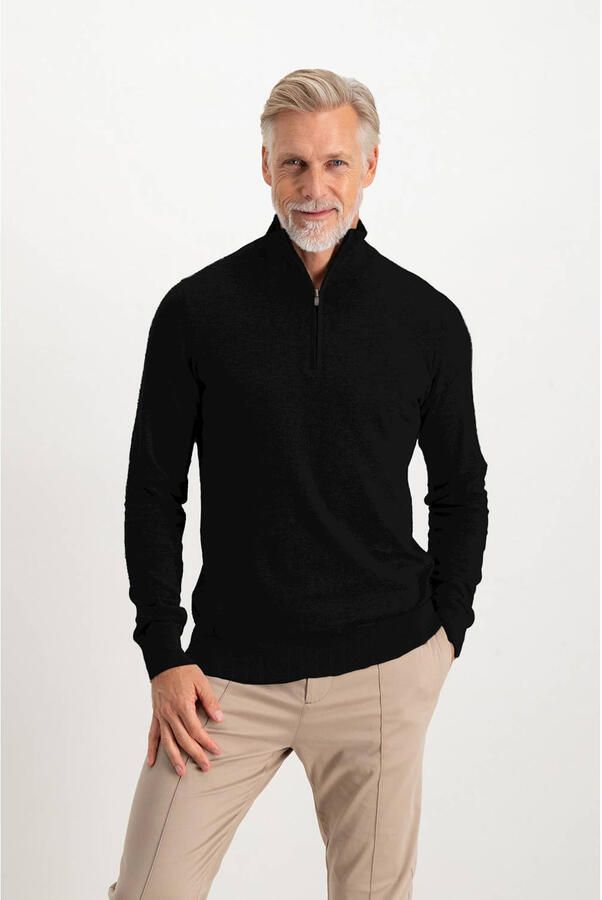 SAINT STEVE Heren Truien & Vesten Cas Zwart - Foto 6