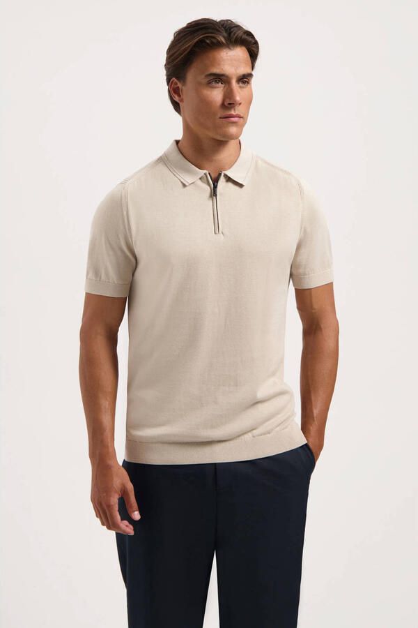 SAINT STEVE Heren Polo's & T-shirts Joachim Beige - Foto 5