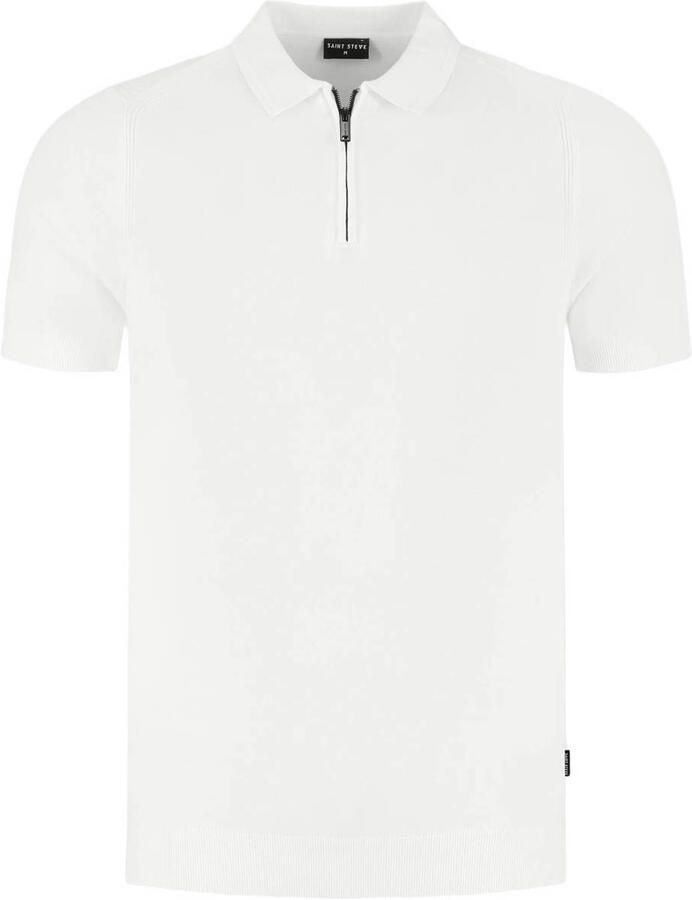 SAINT STEVE Heren Polo's & T-shirts Joachim Gebroken Wit - Foto 5