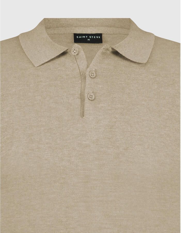 SAINT STEVE Heren Polo's & T-shirts Chris Beige