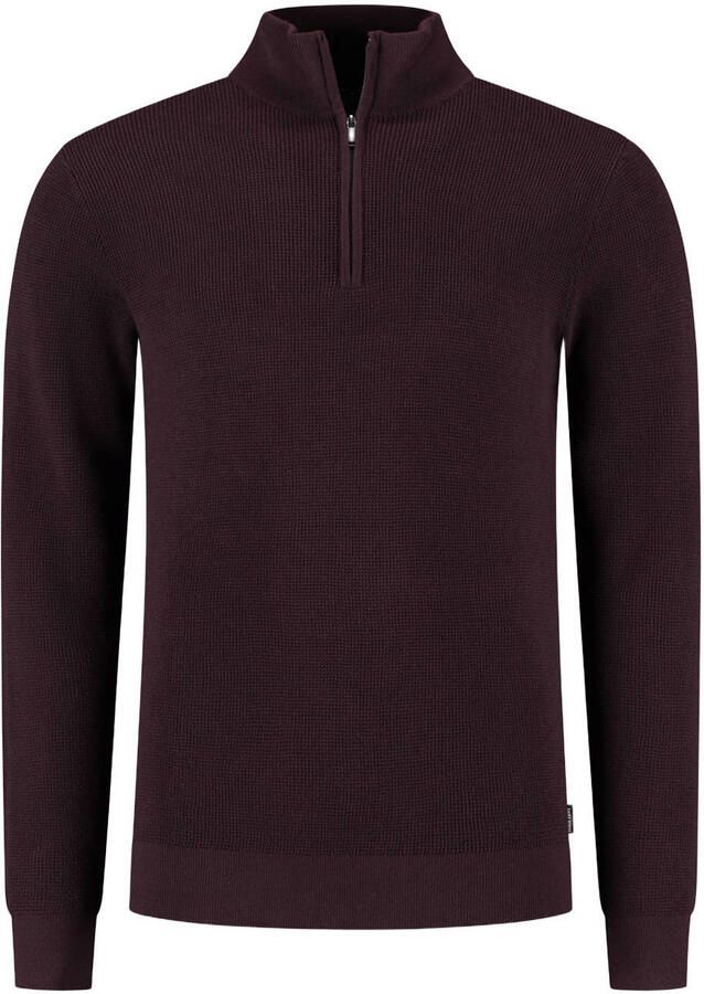 Saint Steve regular fit gebreide trui merlot