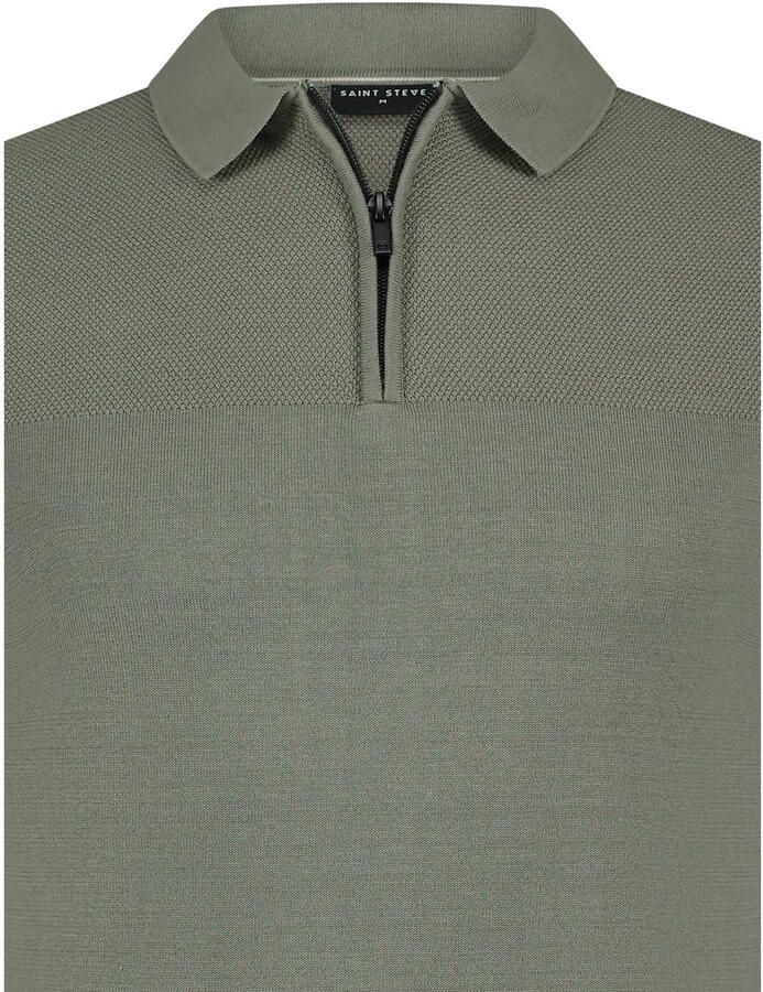 SAINT STEVE Heren Polo's & T-shirts Sonny Groen