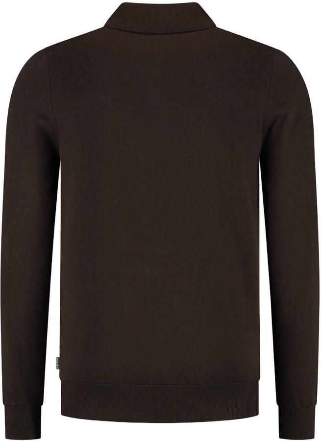 Saint Steve slim fit polo burned coffee