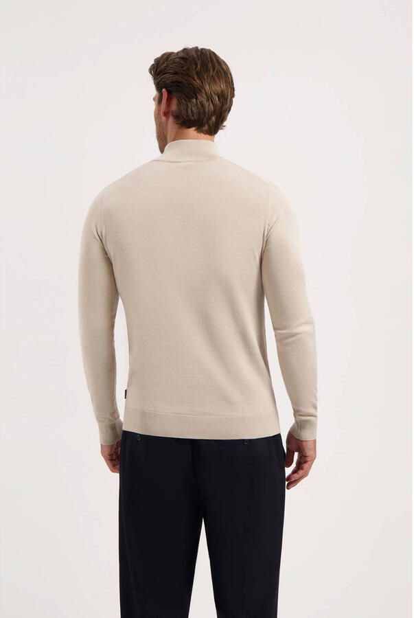 Saint Steve Beige Half Zip Sweater Beige Heren - Foto 6