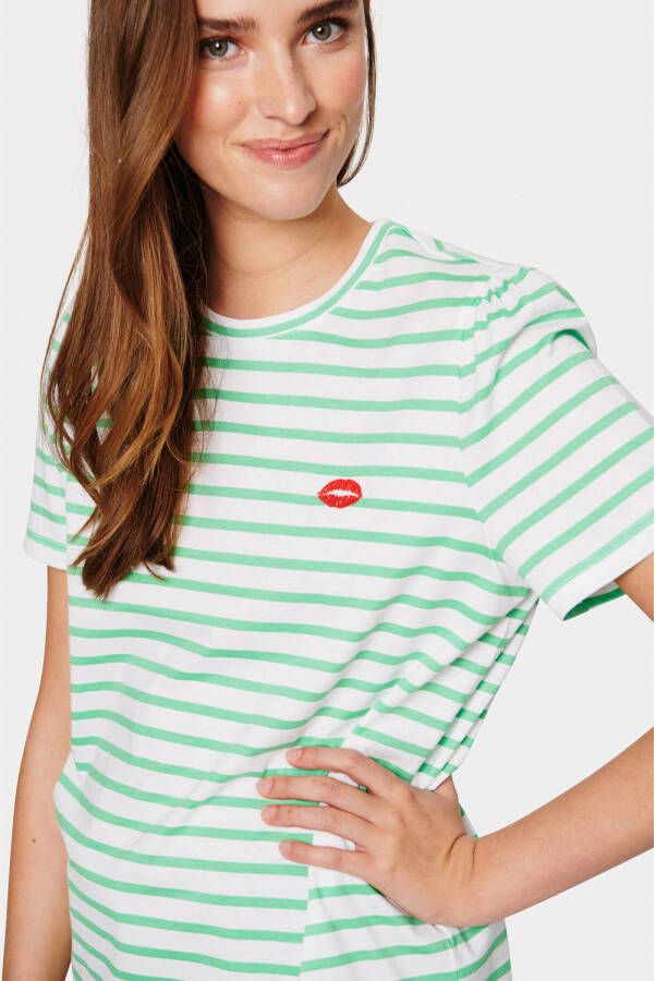 Saint Tropez T-shirt met streepmotief model 'Taira'