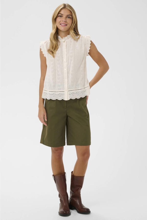 Saint Tropez blouse broderie ecru - Foto 2