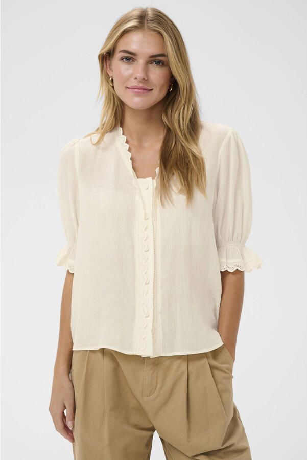 Saint Tropez blouse ecru