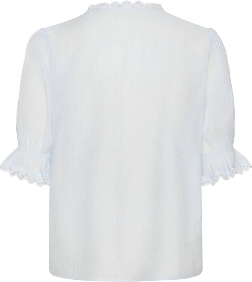 Saint Tropez blouse lichtblauw - Foto 2