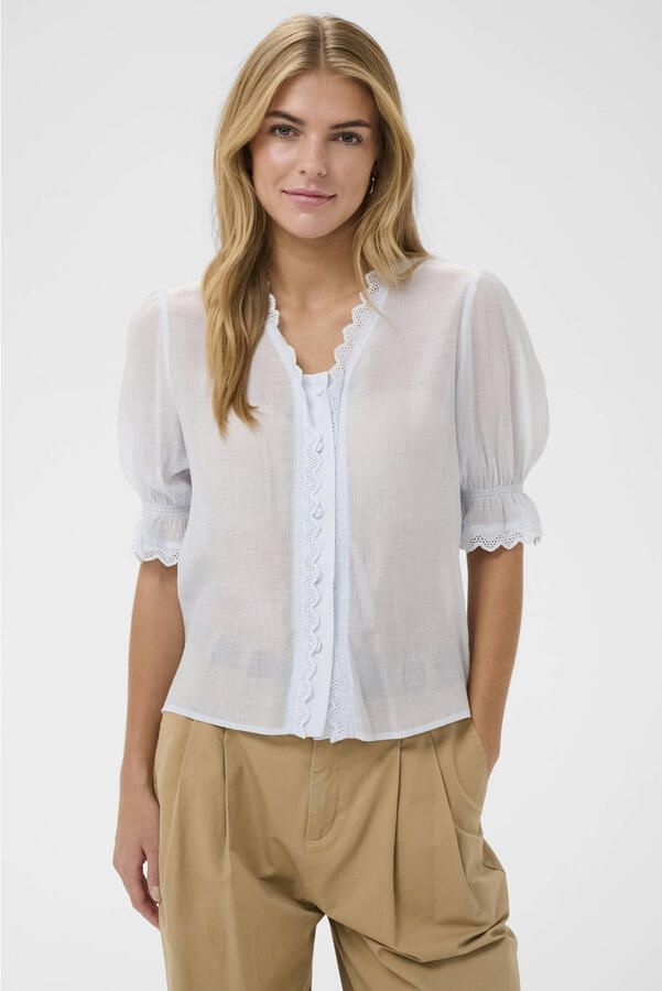 Saint Tropez blouse lichtblauw