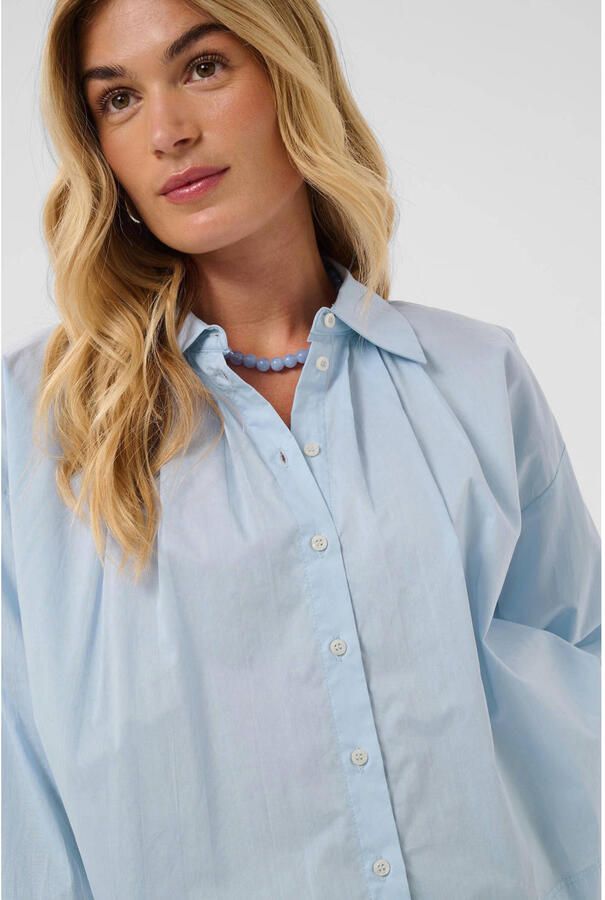 Saint Tropez blouse lichtblauw - Foto 2