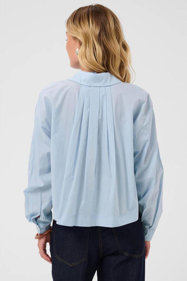 Saint Tropez blouse lichtblauw - Foto 3