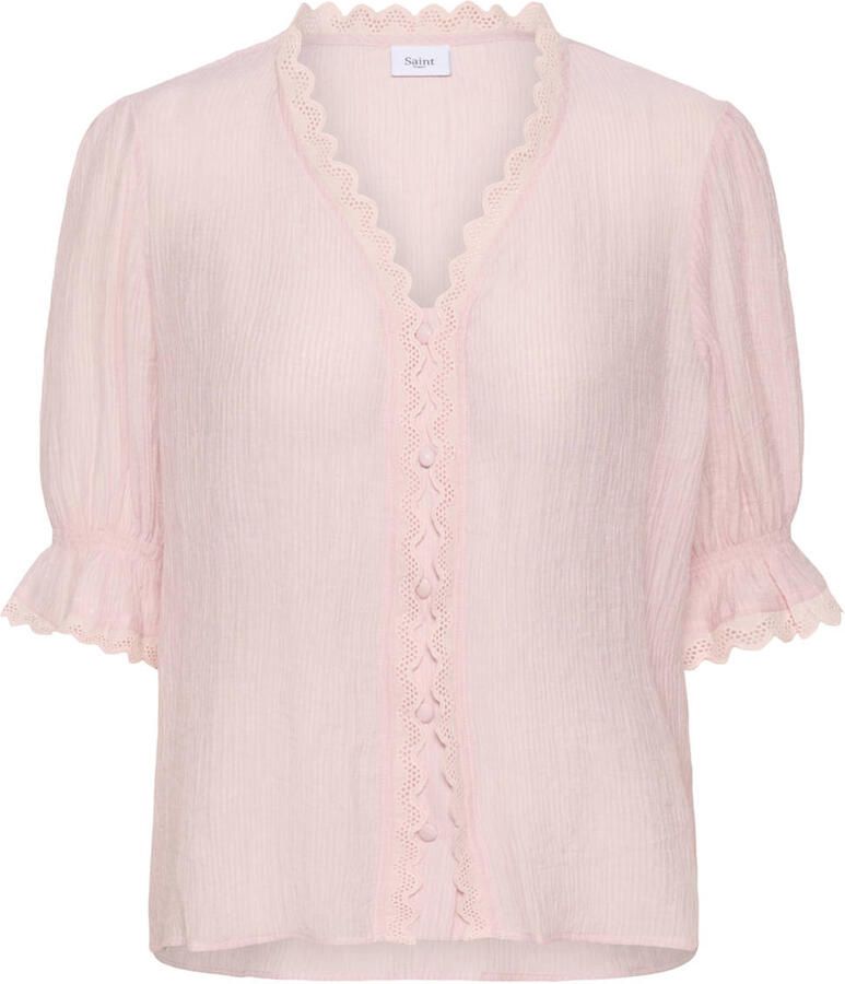 Saint Tropez blouse lichtroze