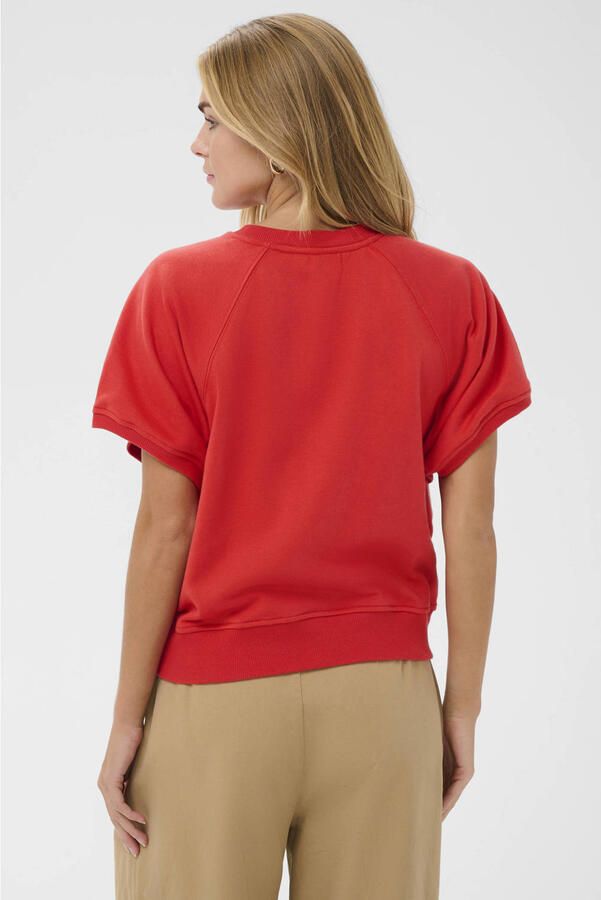 Saint Tropez cropped top rood - Foto 2
