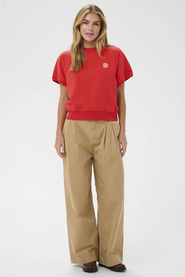 Saint Tropez cropped top rood - Foto 3